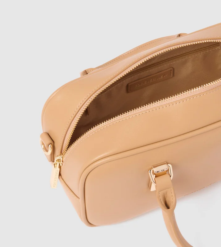 forever new  TERRI Metal Trim Barrel Bag for Women | Best Price UAE